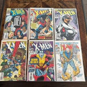 Marvel X-Men Comic Book Set with Vibrant Covers